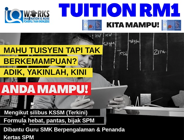 Tuition rm1